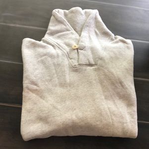 J crew fleece sweatshirt